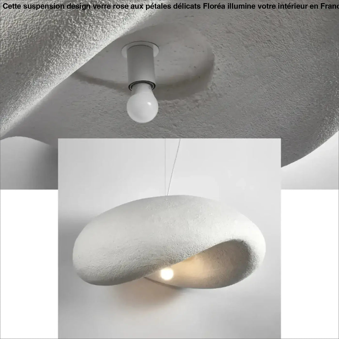 Suspension style organique et minimaliste éclairage design