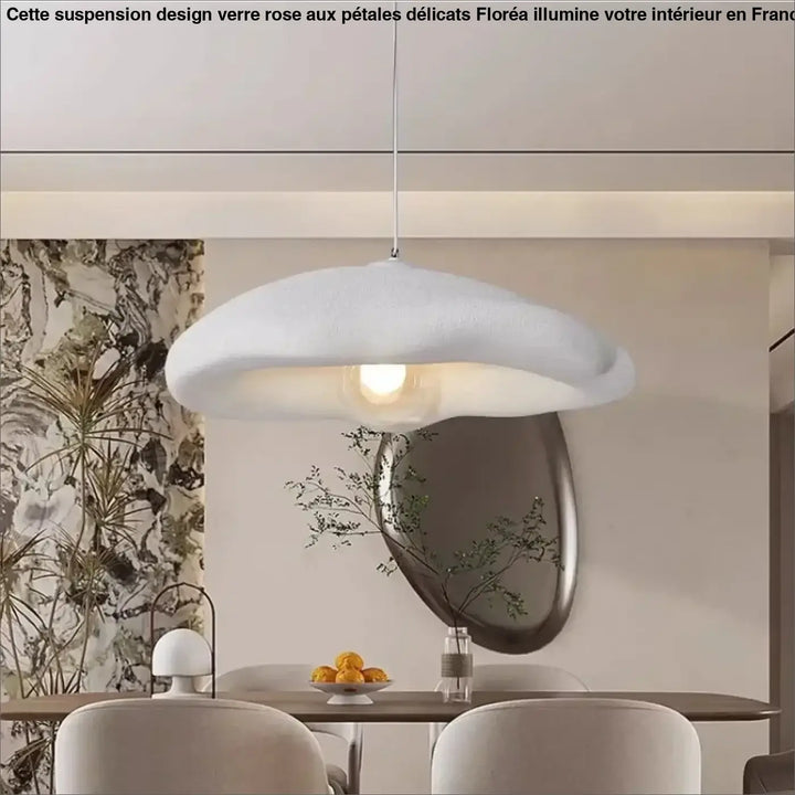 Suspension style organique et minimaliste éclairage design