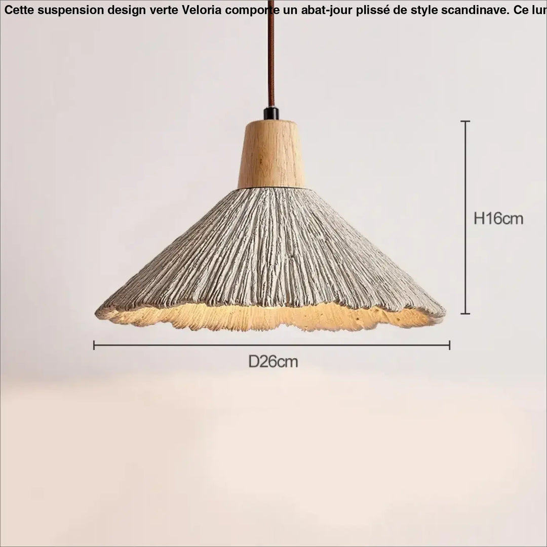 Suspension minimaliste métal et polymère design élégant
