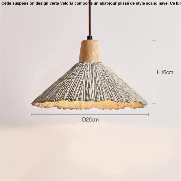 Suspension minimaliste métal et polymère design élégant