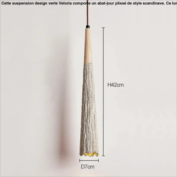Suspension minimaliste métal et polymère design élégant