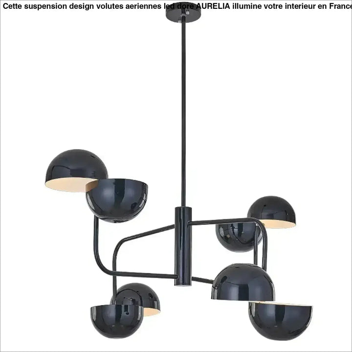 Suspension Design Boules Chromées Effet Miroir Contemporain