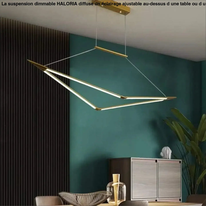 Suspension Dimmable Forme Croix Acrylique Moderne
