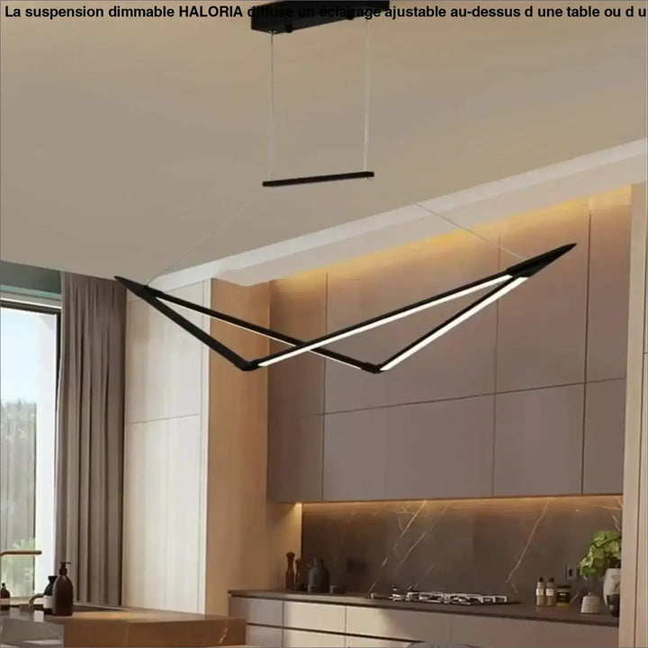 Suspension Dimmable Forme Croix Acrylique Moderne