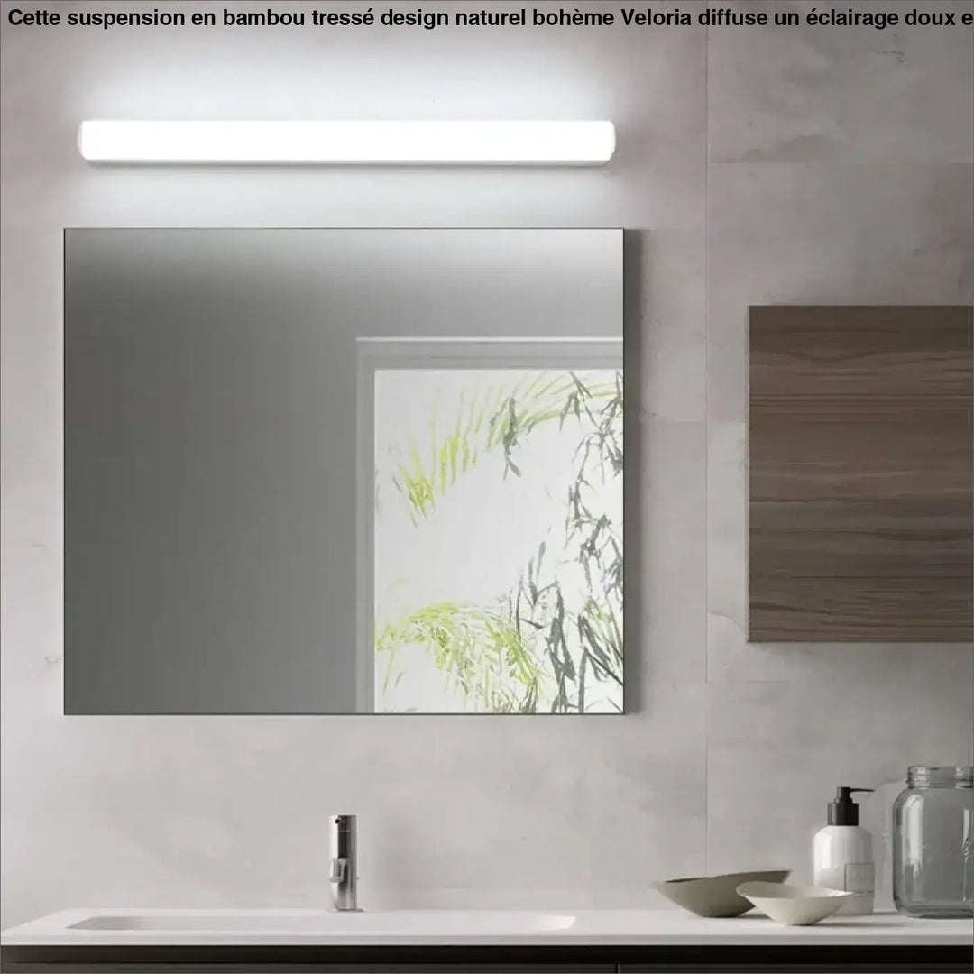 Applique murale design minimaliste à lumière blanche moderne