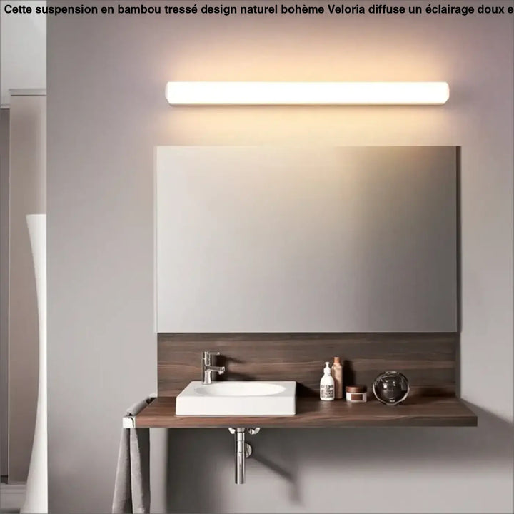 Applique murale design minimaliste à lumière blanche moderne