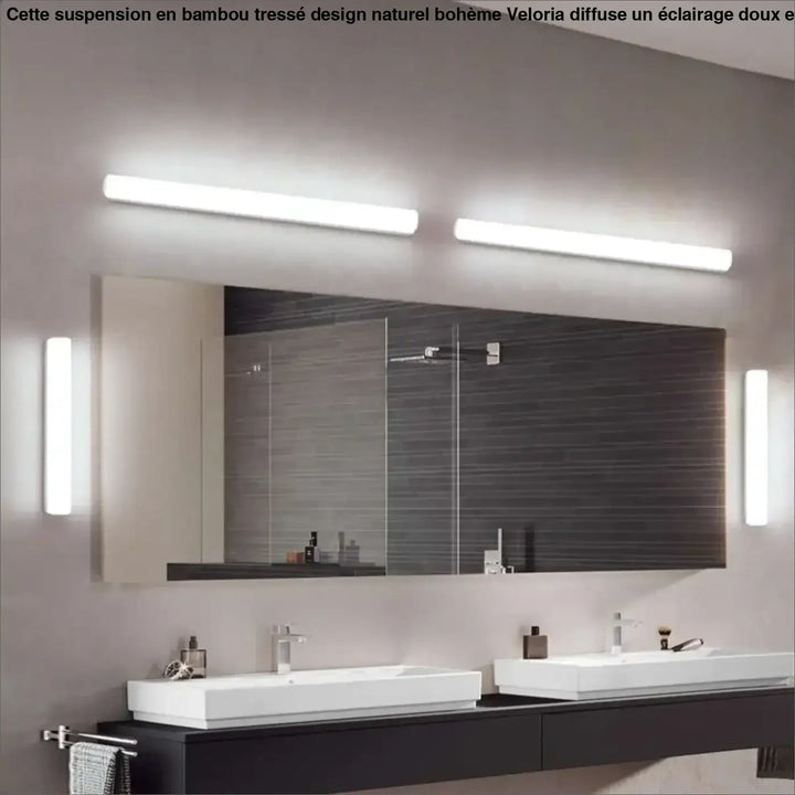 Applique murale design minimaliste à lumière blanche moderne