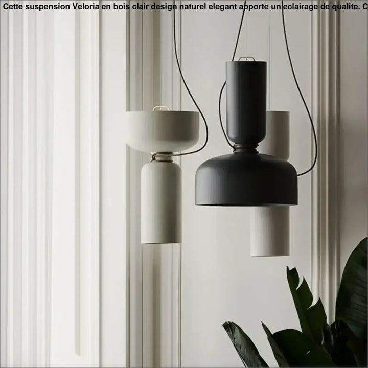 Suspension luminaire minimaliste en métal au style scandinave