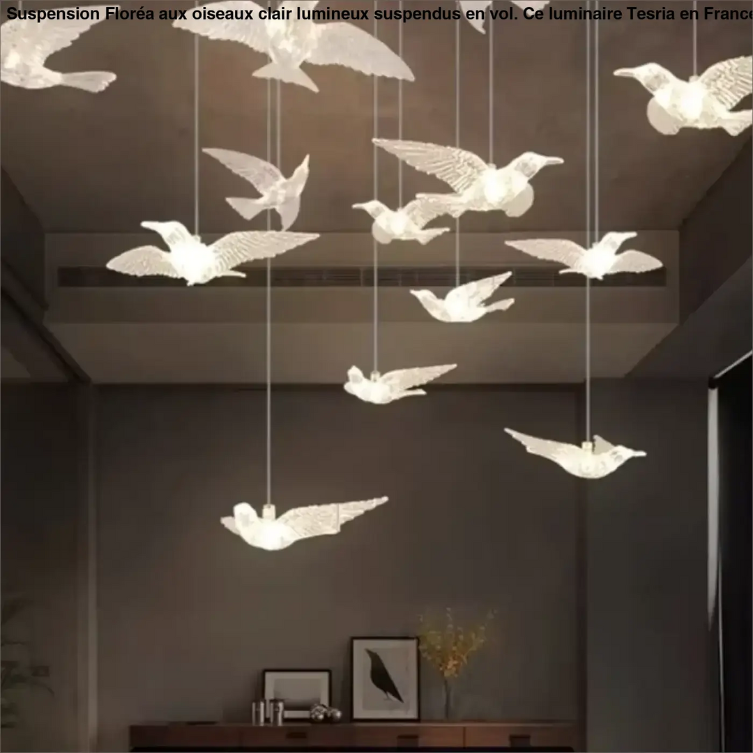 Restaurant Bar Bird Pendant Lamp Hotel Lobby Front Desk Droplight Modern Overhead Light Living Room Exquisite