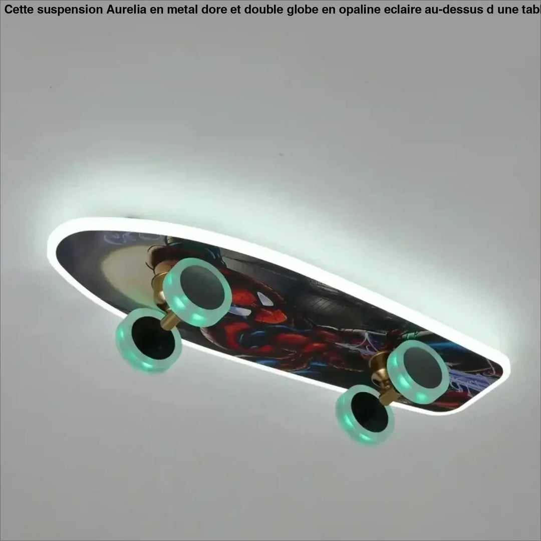 Creative Skateboard Ceiling Lights Nordic New Designer Children’s Room Lamps Modern Boy Girl Living Room Cartoon Decor