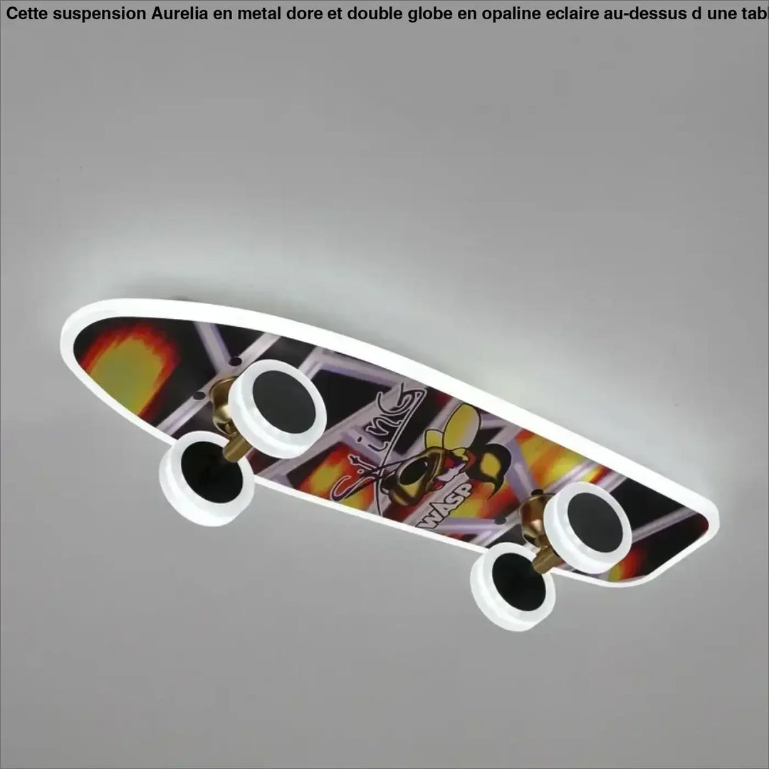 Creative Skateboard Ceiling Lights Nordic New Designer Children’s Room Lamps Modern Boy Girl Living Room Cartoon Decor