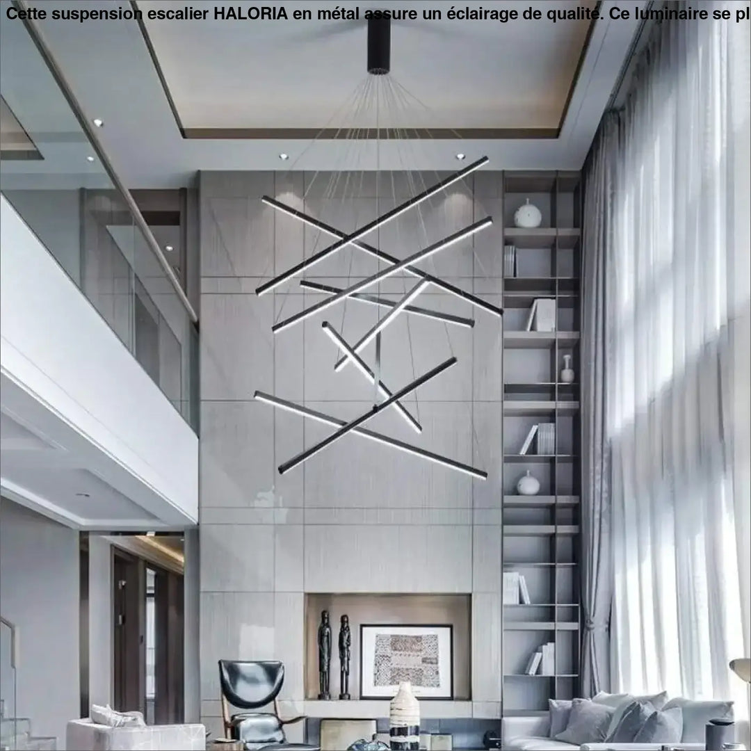 Luminaire Design XXL Forme Croix Acrylique Moderne