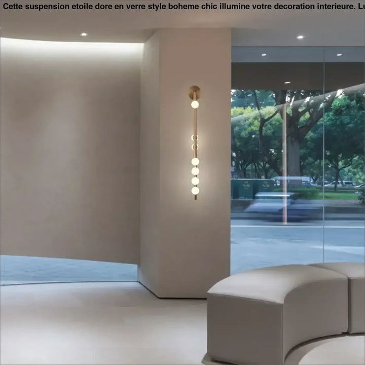 Nordic Designer Long Wall Lamp Vertical Sconce Light for Living Room Bedroom