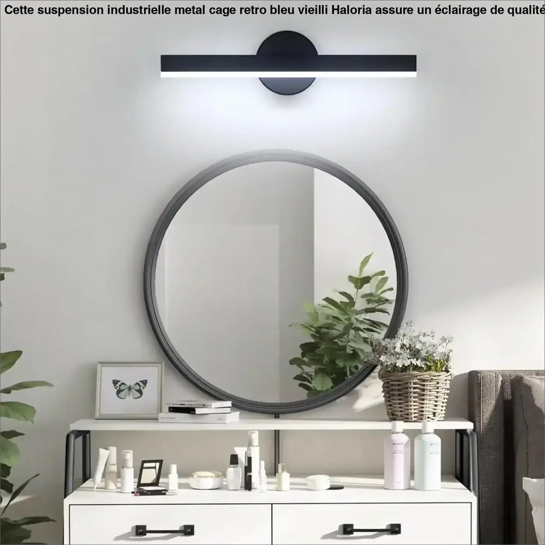 Applique Murale LED Design Élancé Minimaliste Noir Intérieur

