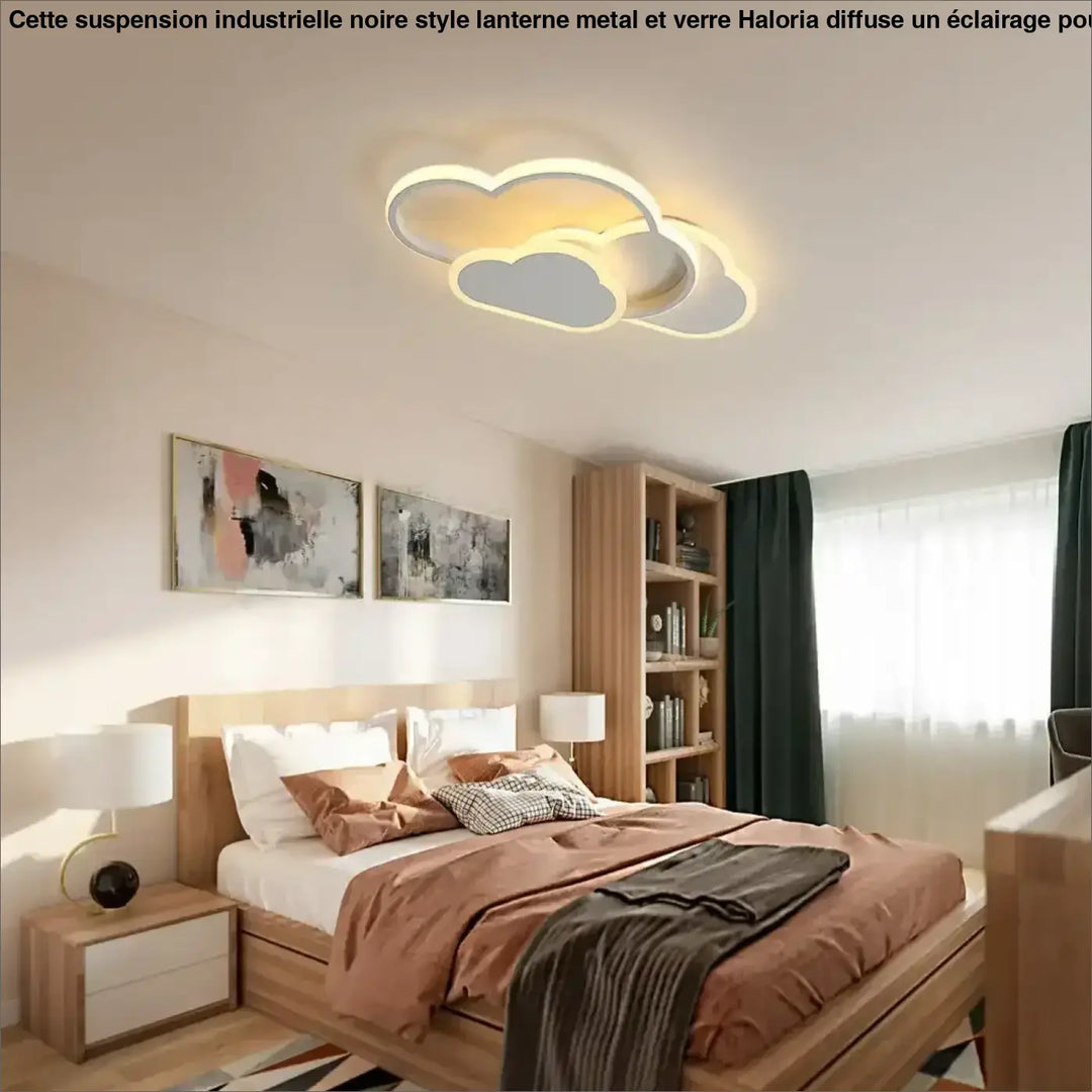 Ceiling Light,32w Creative LED Ceiling Lamp with Dimmable Remote Control 3000-6500k 2800lm,Cartoon Lighting for Living