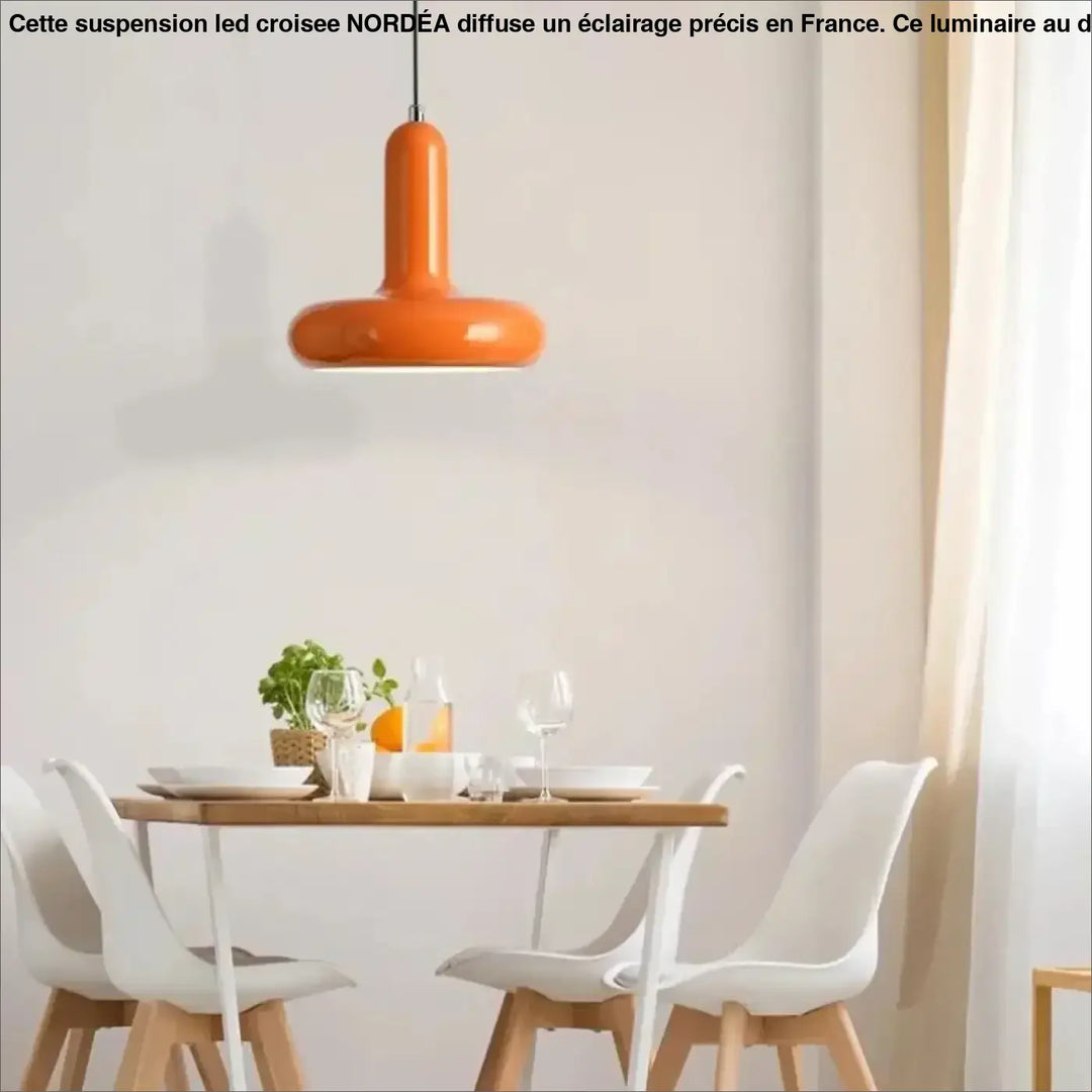 Suspension luminaire couleur vintage esprit scandinave