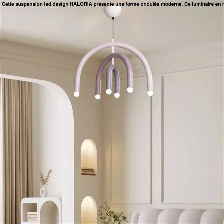 Suspension Enfant Arc-En-Ciel Design Pastel Moderne


