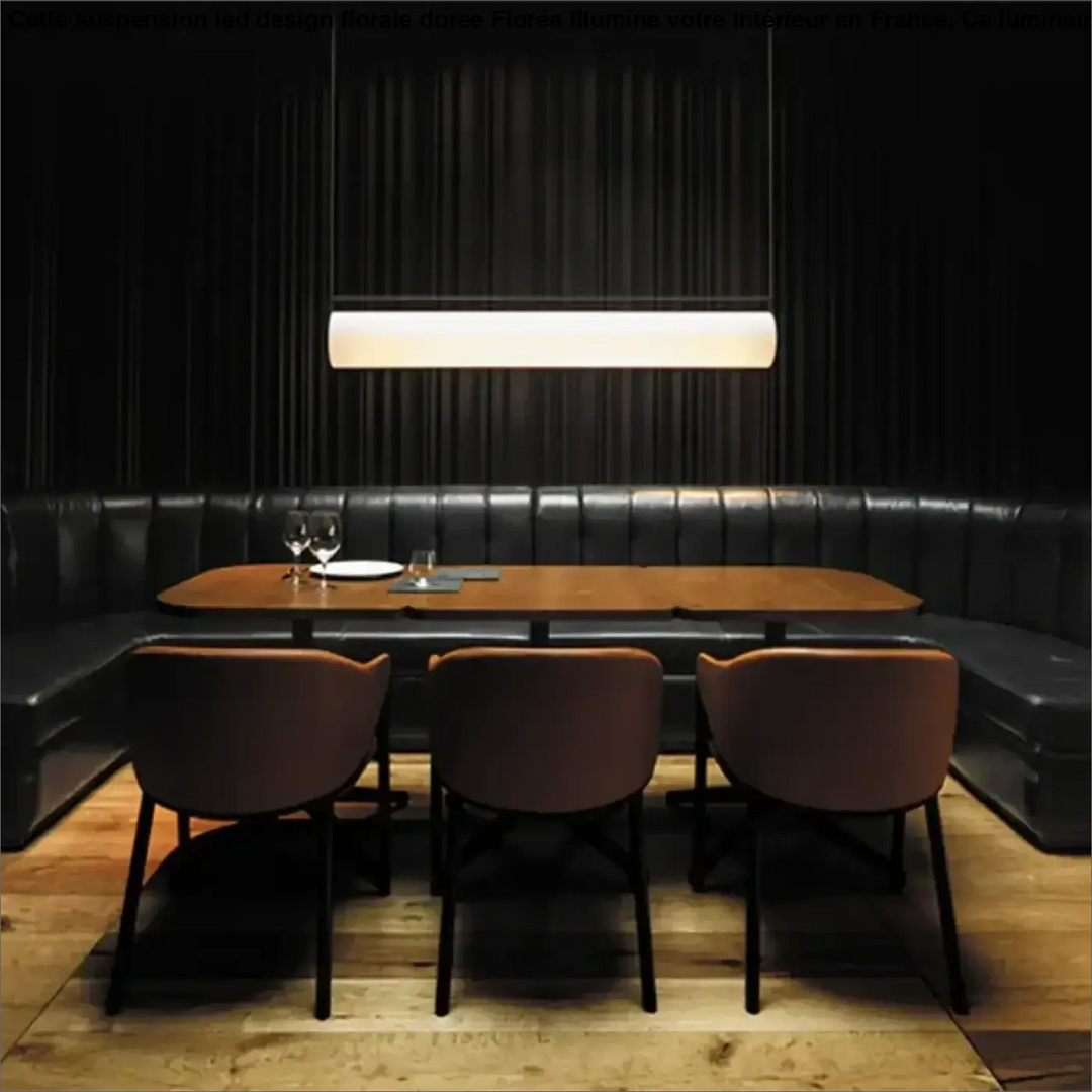Suspension Élégante Opaline Pour Salle À Manger Intime

