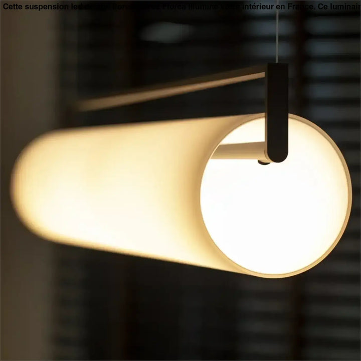 Suspension Élégante Opaline Pour Salle À Manger Intime