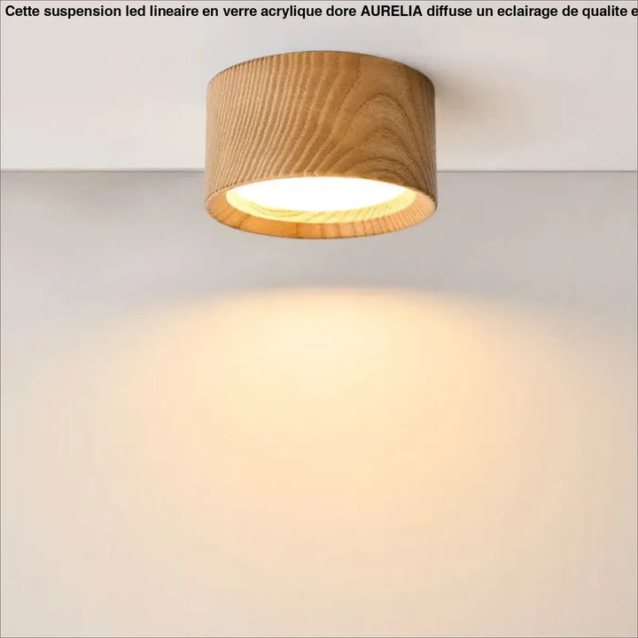 Plafonnier led beige encastré pour salon ou couloir élégant