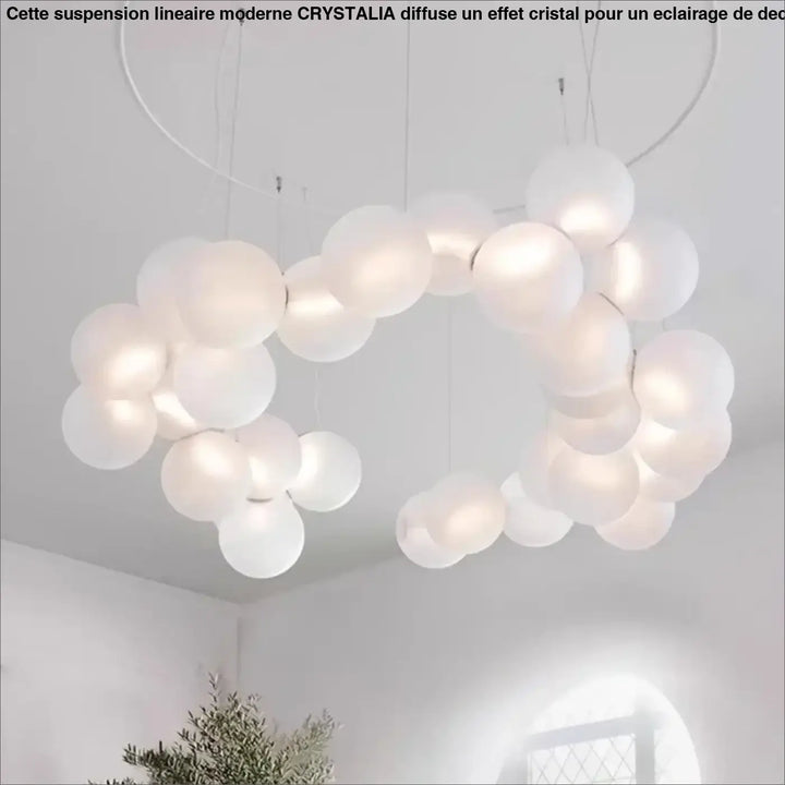 Nordic Acrylic Ball Ceiling Chandelier for Living Room Bedroom Hall Pendant Lamp Minimalist Decor Indoor Lighting