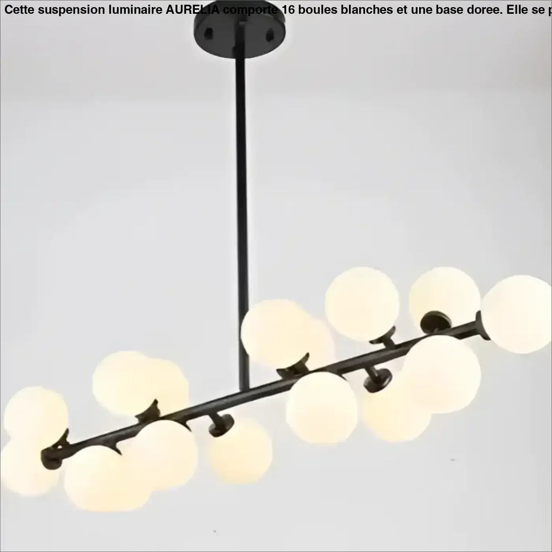 Suspension Luminaire À Des Boules Blanches À LED