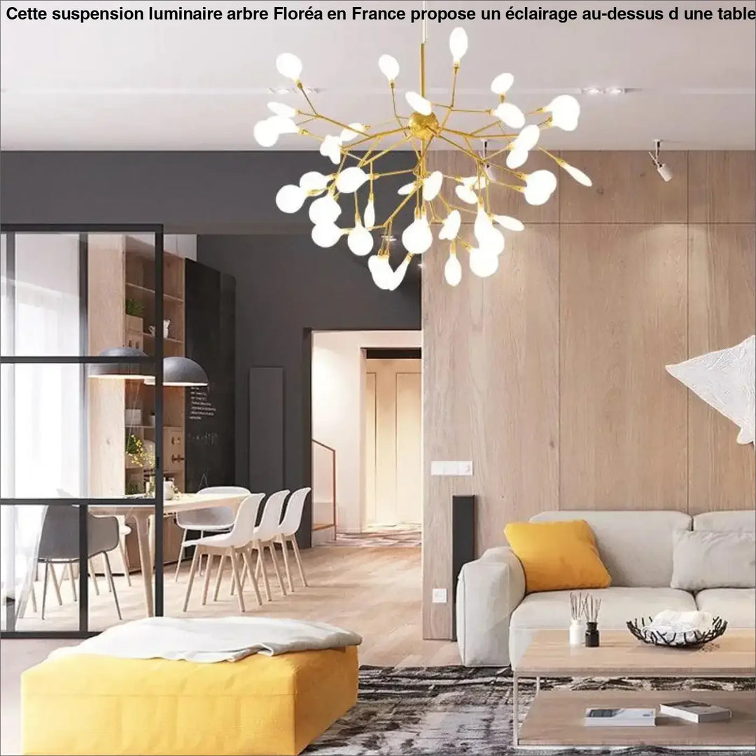 Suspension Luminaire Arbre Design Moderne Élégant