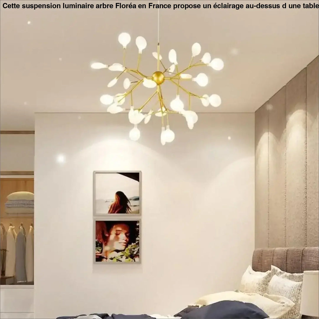 Suspension Luminaire Arbre Design Moderne Élégant