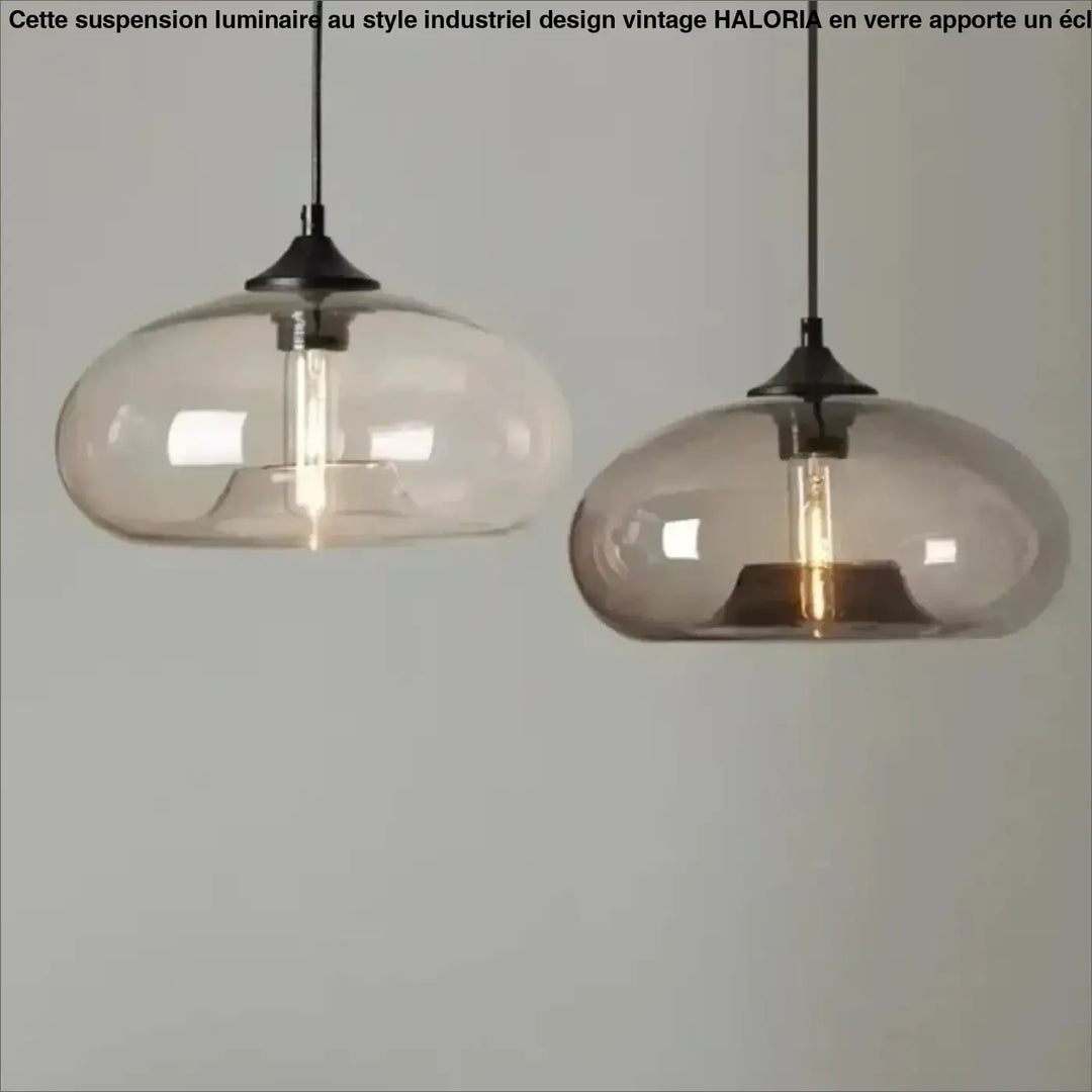 Suspension design moderne en verre coloré décoratif