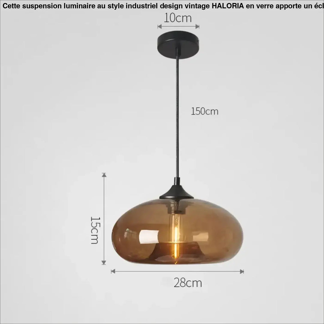 Suspension Design Moderne En Verre Coloré Décoratif