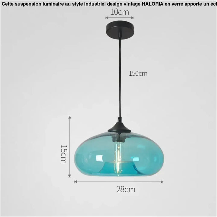Suspension Design Moderne En Verre Coloré Décoratif