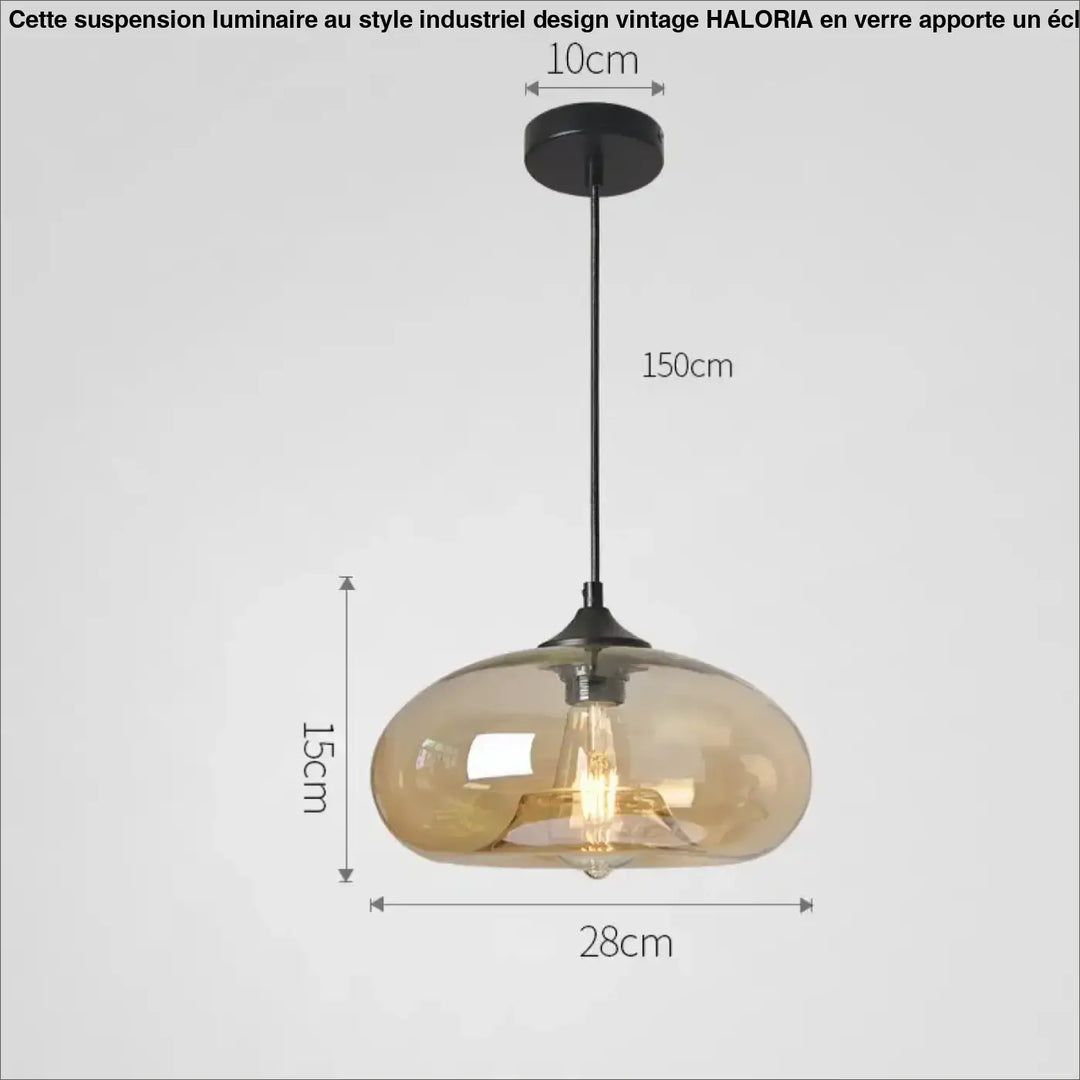 Suspension Design Moderne En Verre Coloré Décoratif