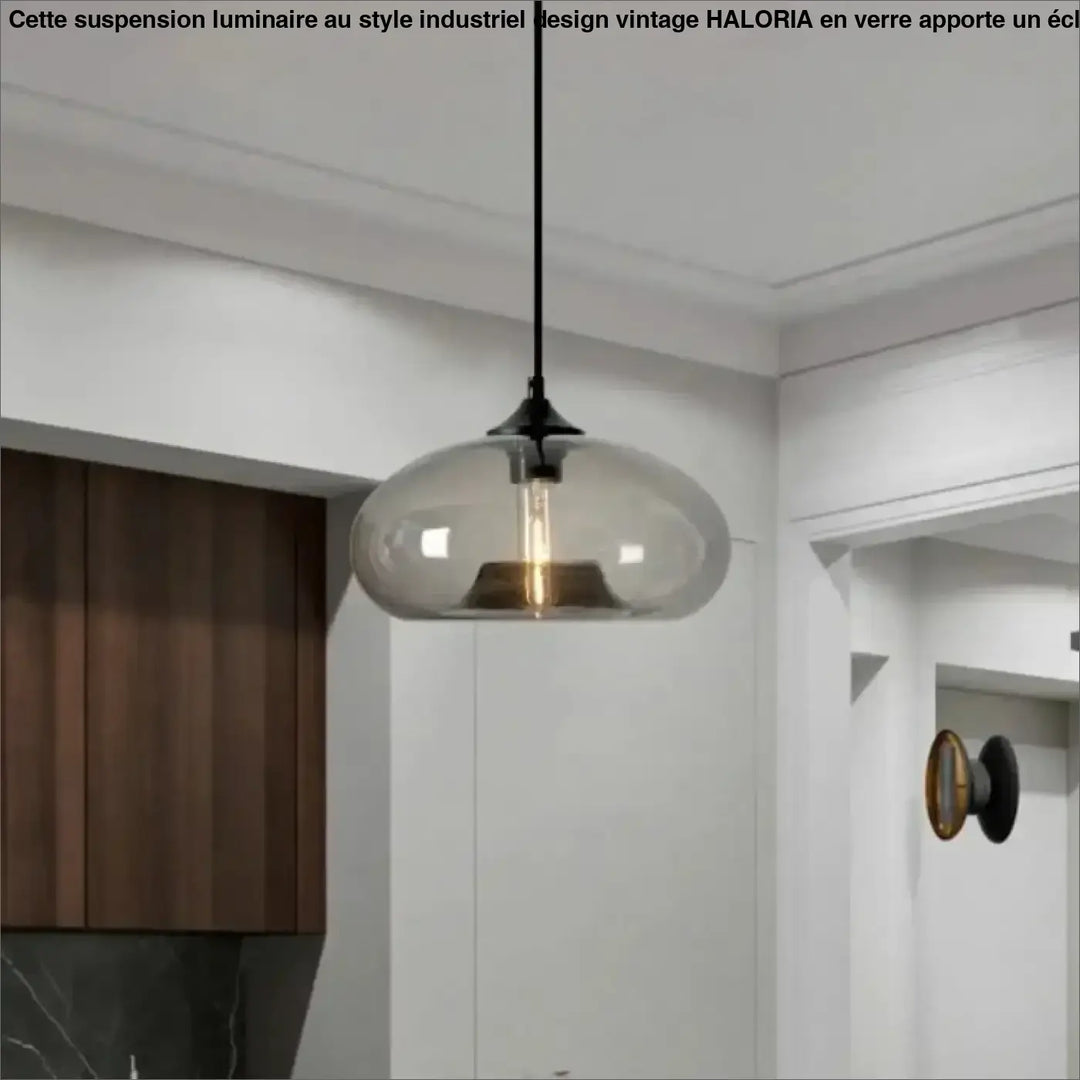 Suspension design moderne en verre coloré décoratif