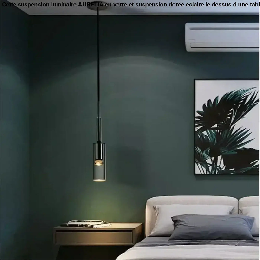 Suspension Luminaire Gris Fumé Au Design Nordique Élégant