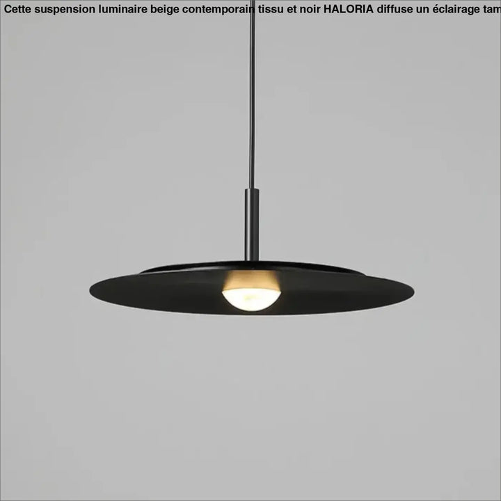 Suspension luminaire moderne disque plat design minimaliste

