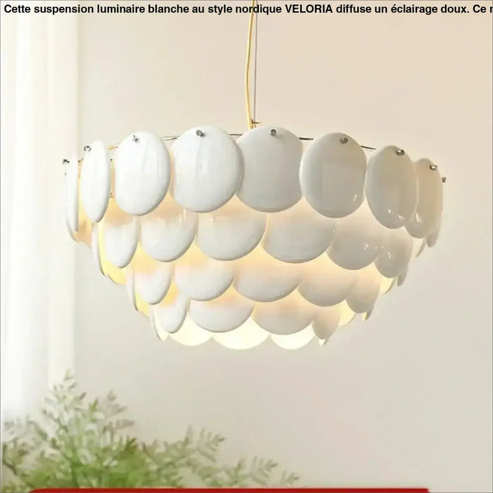 Suspension luminaire moderne en verre blanc sculpté élégant
