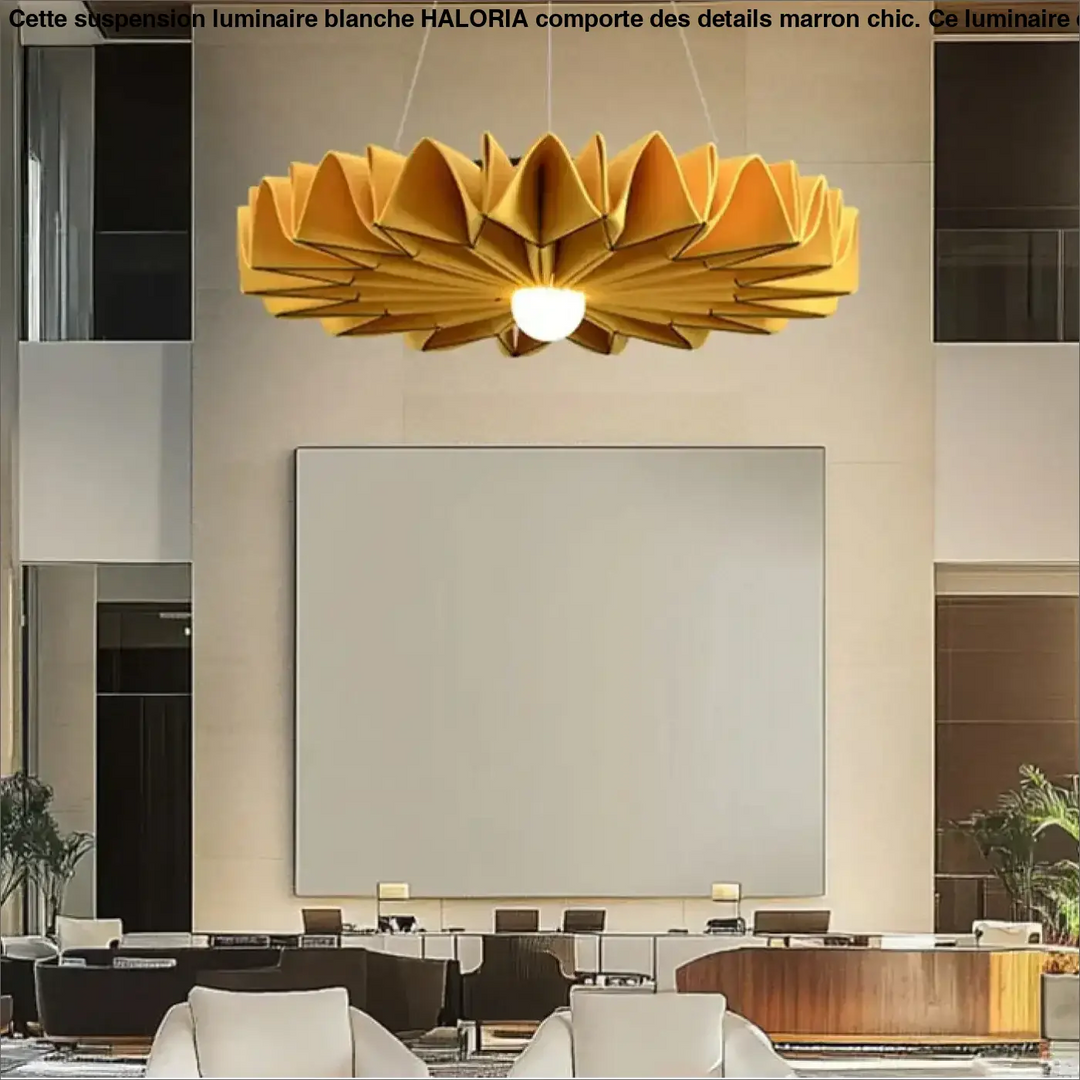 Suspension acoustique design pet anti bruit forme fleur