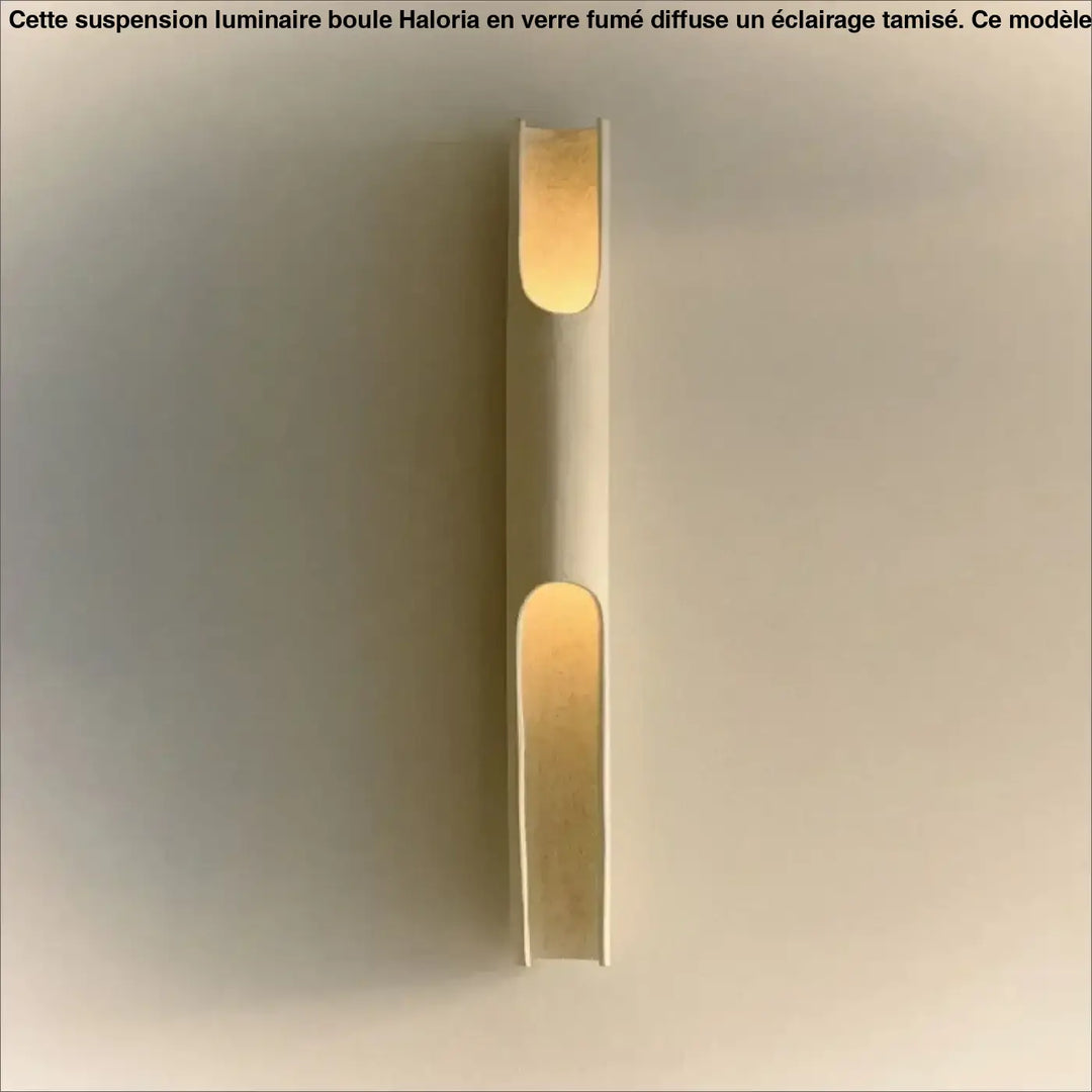 Applique murale led dorée style minimaliste beige élégant