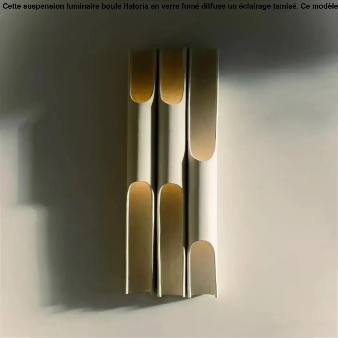 Applique murale led dorée style minimaliste beige élégant