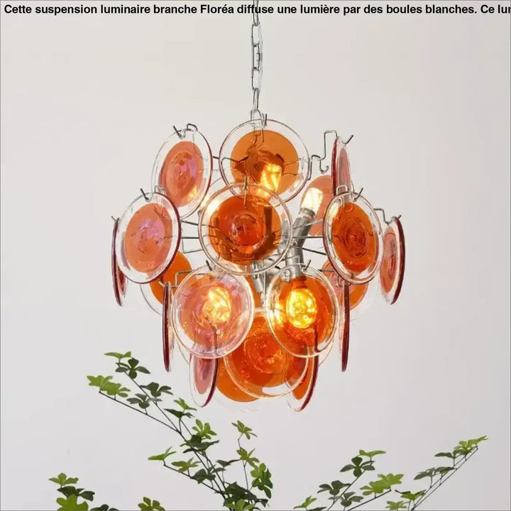 Suspension luminaire moderne en verre élégant raffiné