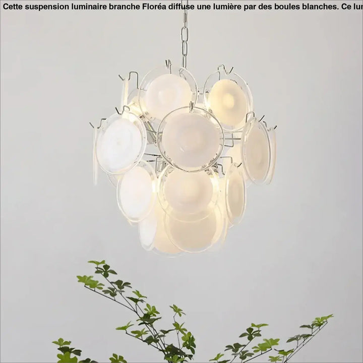 Suspension luminaire moderne en verre élégant raffiné