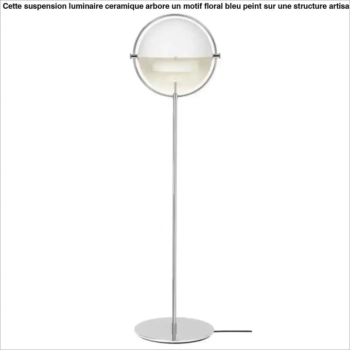 Lampadaire design en métal doré et noir moderne chic doré