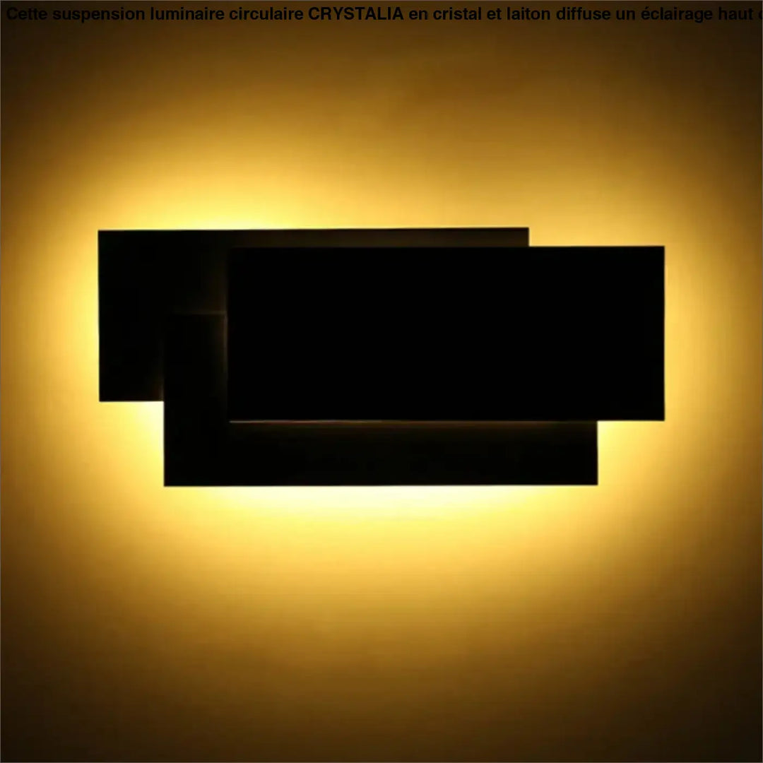 Applique murale blanche design sobre et lumineuse