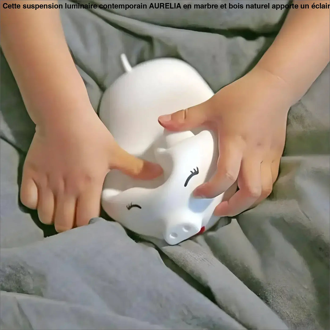 Squishy Piggy Night Light | Children Night Lights