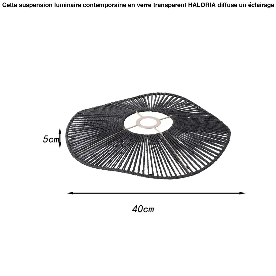 Suspension luminaire tressé naturel design moderne beige