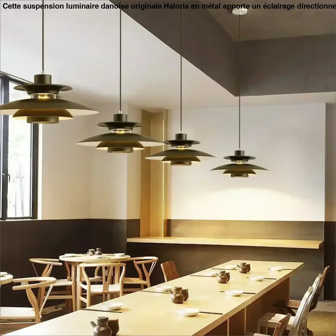Suspension Luminaire Danoise Originale Pour Décorer Un Restaurant