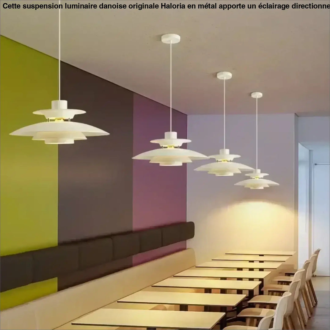 Suspension Luminaire Danoise Originale Pour Décorer Un Restaurant