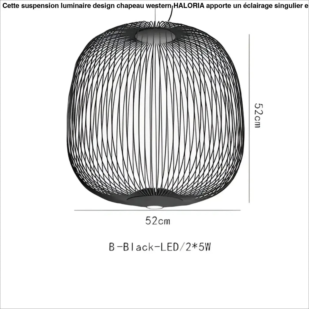Suspension métal noir ou blanc contemporain décor chic