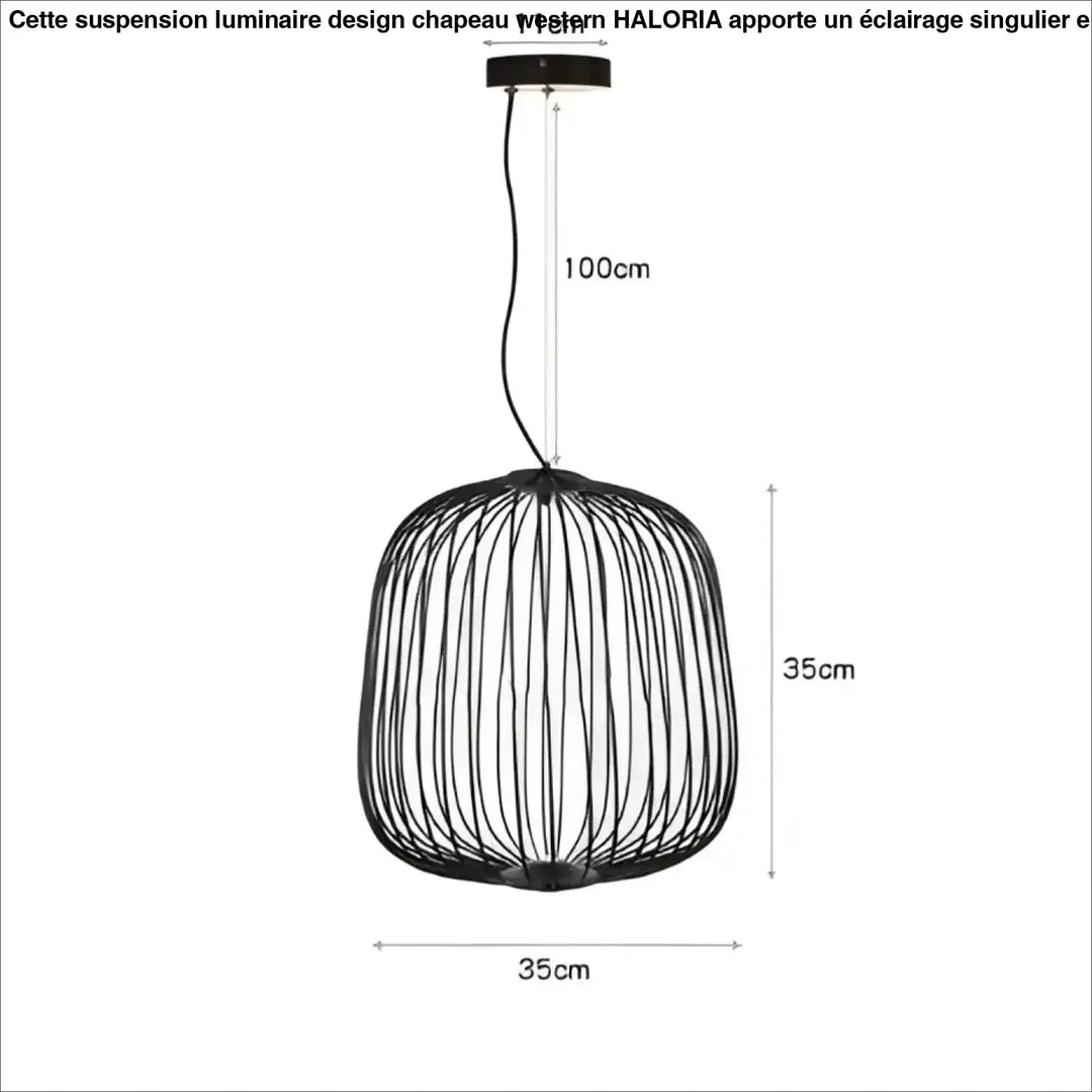 Suspension métal noir ou blanc contemporain décor chic