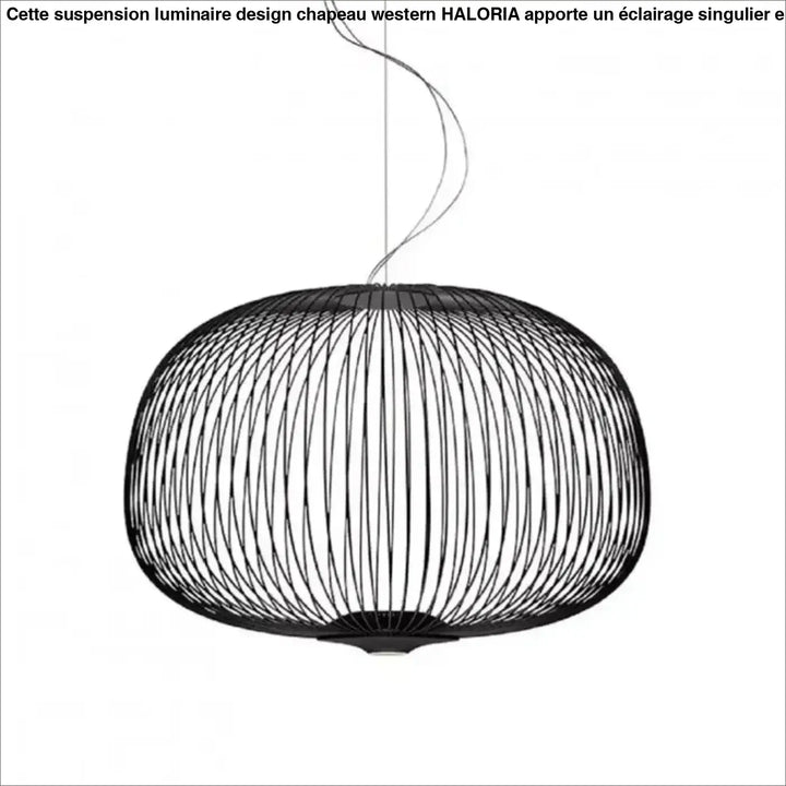 Suspension métal noir ou blanc contemporain décor chic